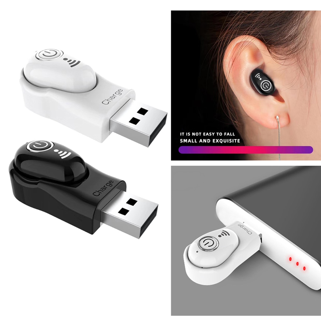 Mini Wireless Bluetooth 5.0 Stereo Onzichtbare Headset In-Ear Oortelefoon Oordopjes Sport Muziek Gaming Koptelefoon Headsets Voor Iphone