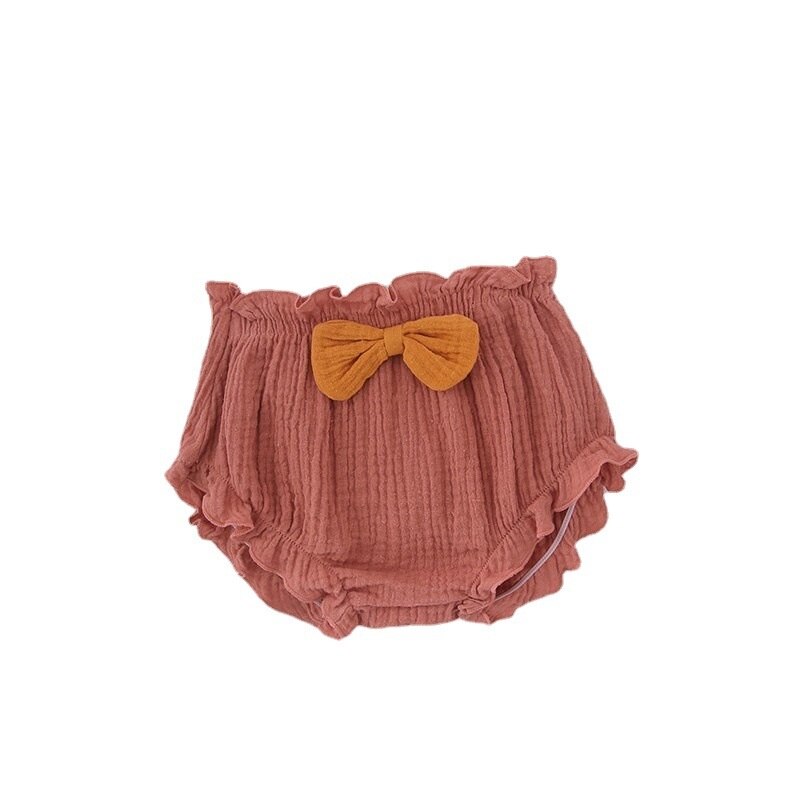 Pantaloncini da indossare esterni in cotone garza per bambini pantaloni da pane per bambina slip intimo per bambini fondo dolce per bambini