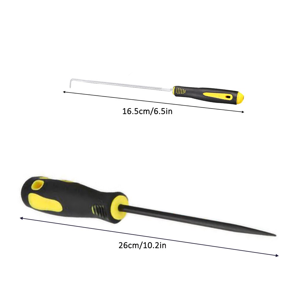 9Pcs Precision Scraper Pick Hook Kit Gasket Scraping Hose Removal Tool Set