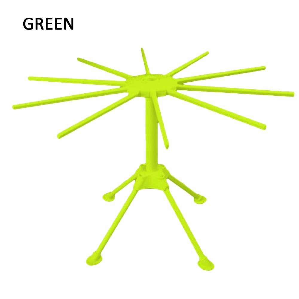 Estante colgante para secar secador, soporte desmontable de rejilla de secado de Pasta, soporte para secado de fideos, herramienta para hornear pan de 3 colores ABS seco, estera de red de refrigeración: Green