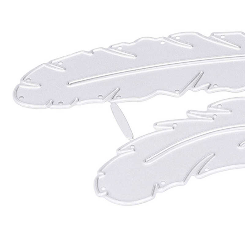 Die Cuts Embossing Cutting Die Feather Shape Practical for Scrapbook for Card Making for Photo Album