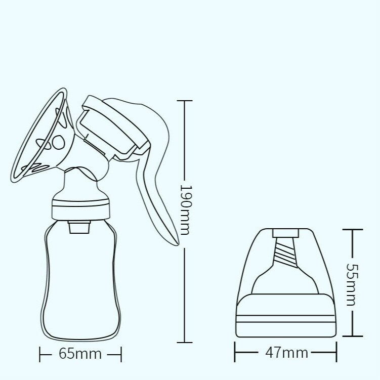 Bomba de mama manual simplicidade produtos para grávidas silicone branco sílica gel bomba de mama acessórios do bebê recém-nascido