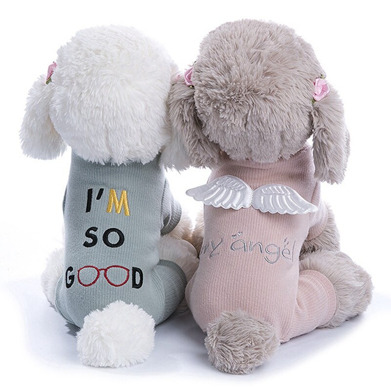pyjamas pour animaux de compagnie maison mignon petit chien vêtements chiot 4 pieds combinaison animaux maison vêtements animaux vie chien fournitures