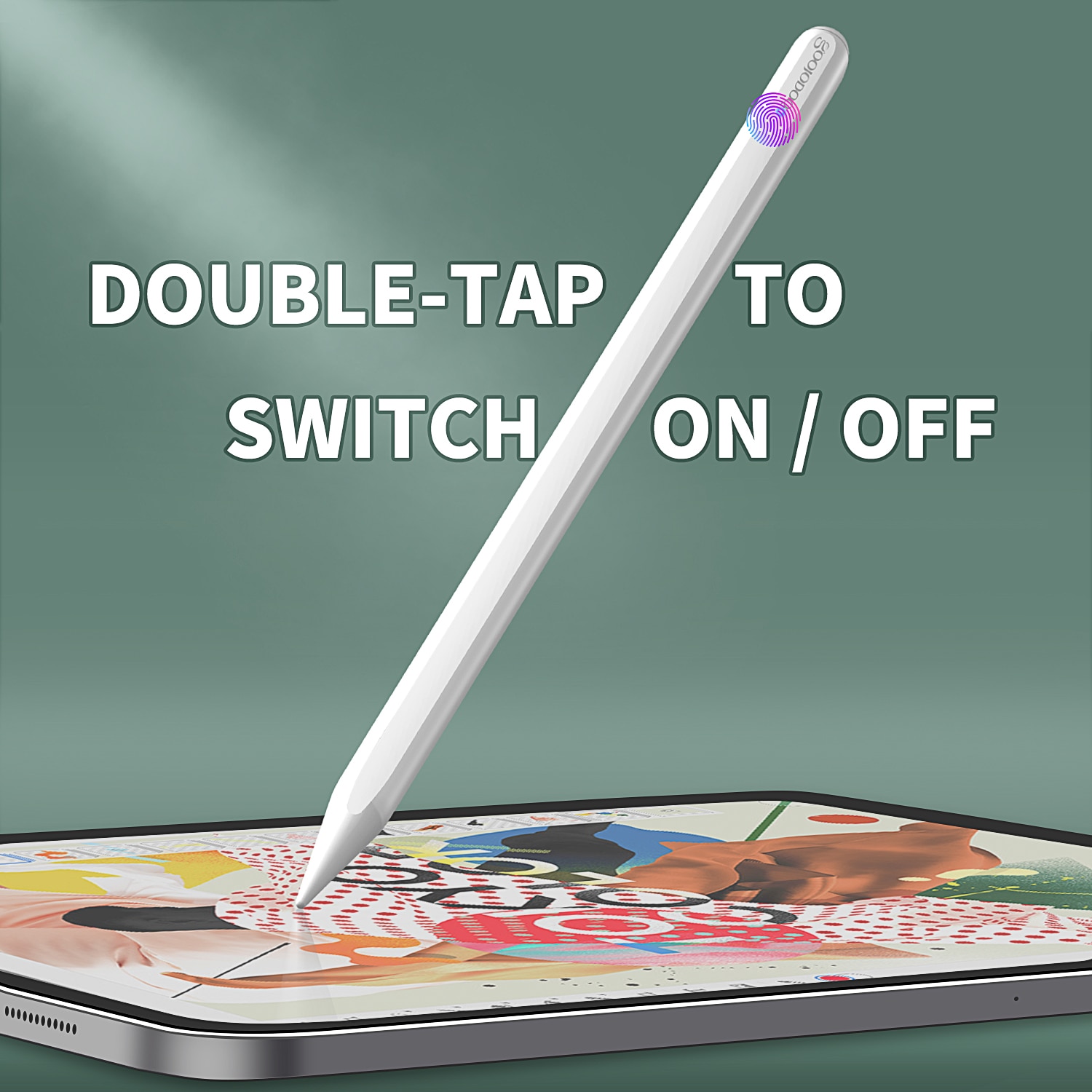 GOOJODOQ 12th Gen Pencil For iPad Pencil Palm RejectionTilt for Apple Pencil 2 1 iPad Pro 11 Air 4 7th 8th Pencil