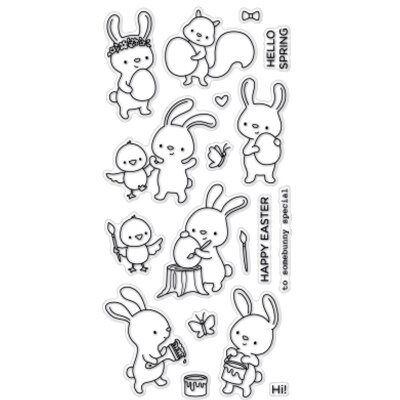 Litet djur piggy sjölejon gör självklart siikon stämpelkort att göra hantverk dekor scrapbooking mall stencil dies: Ww0285 a 1