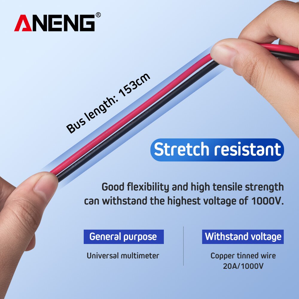 20A Multi-function Combination Multimeter Probe Test Leads Needle Tip Tester Lead Wire Pen Cable Feelers for FLUKE for Vichy