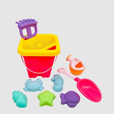 Strand Speelgoed Voor Kinderen 9 Pcs Zand Speelgoed Spel Strand Kinderen Zandbak Set Kit Zomer Speelgoed Voor Strand Spelen Zand water Spel Baby Speelgoed: 3031
