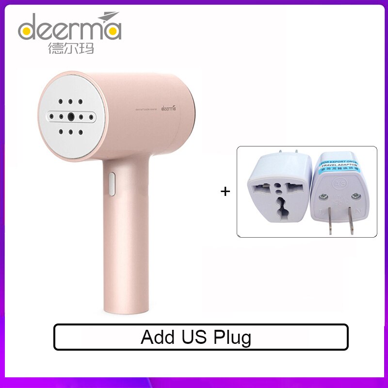 Originale Deerma Dem-DEM-GT106 Palmare Ferro Da Stiro A Vapore Veloce-Calore per Uso Domestico Ferro Da Stiro A Vapore Da Stiro Portatile Da Viaggio indumento piroscafo: add US adattatore