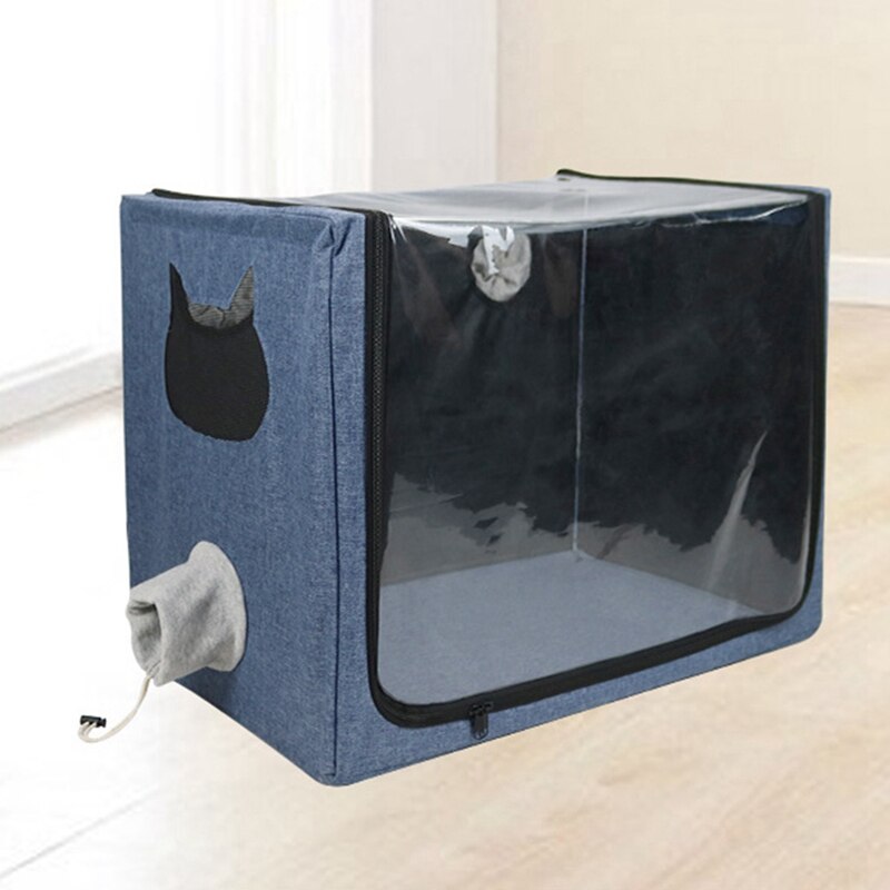 Cage à oxygène pour animaux domestiques, boîte d&#39;atomisation, sac de transport Portable pour chien et chat, respirant, animaux de compagnie, élevage de bébé, Cage pour animaux de compagnie, hôtel