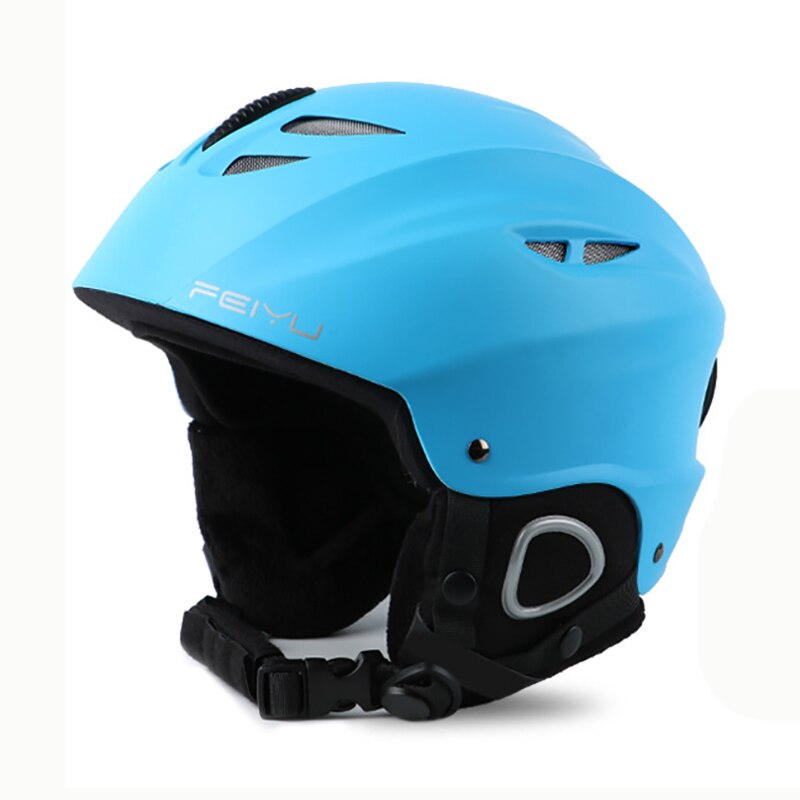 Skihjelm ultra let varmt skiudstyr udendørs sportsfiner mænd kvinder hovedbeskyttelse i ét stykke voksen hjelm
