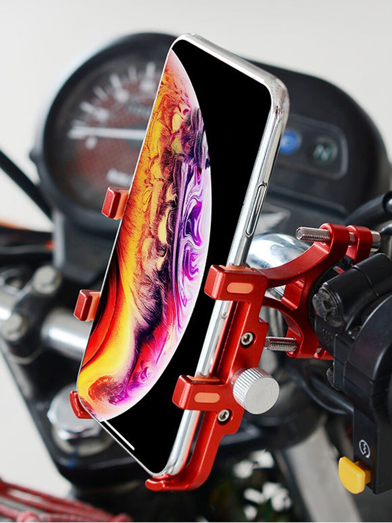 Motorcycle Adjusted Phone Holder Mobile Phone Mount 360° Rotatable Motorbike Mountain Bike Phone Holder Moto Accessories