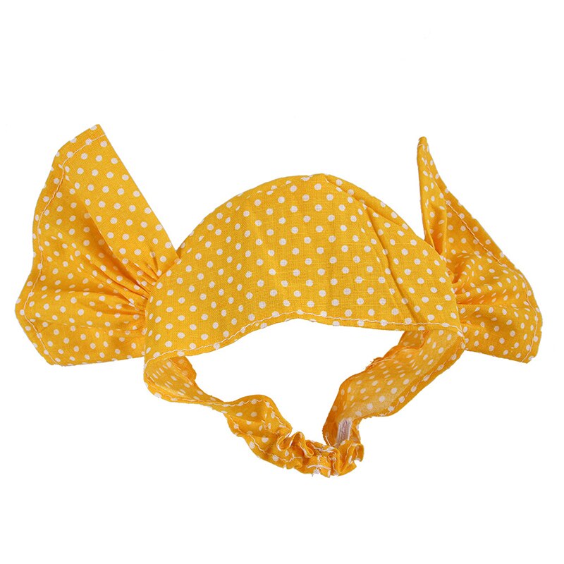 Berretto per animali domestici rosa testa a forma di caramella berretto per animali domestici estate divertente copricapo cucciolo accessorio Cosplay copricapo copricapo da esterno cappello da turbante per animali domestici: YELLOW