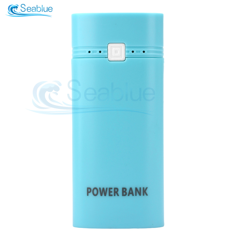 5V 2A 6000mAh 2X 18650 USB Type-C Power Bank Battery Charger Case DIY Box For Phone Electronic Charging Not Including Batteries: Red