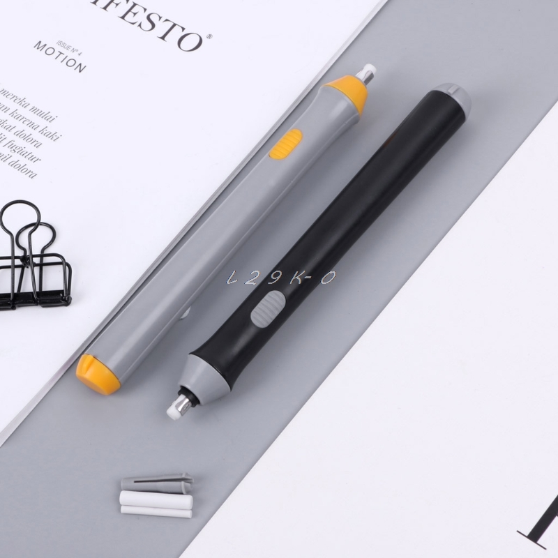 Electric Rubber Eraser Sketch Drawing Erasing Battery Office Stationery School Supplies