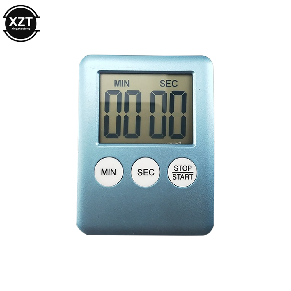 Magnetische kookwekker Digitaal koken Bakken LCD-scherm Count Down Up Luid alarm Countdown Alarm Magneet Klok Keukenbenodigdheden: Blauw