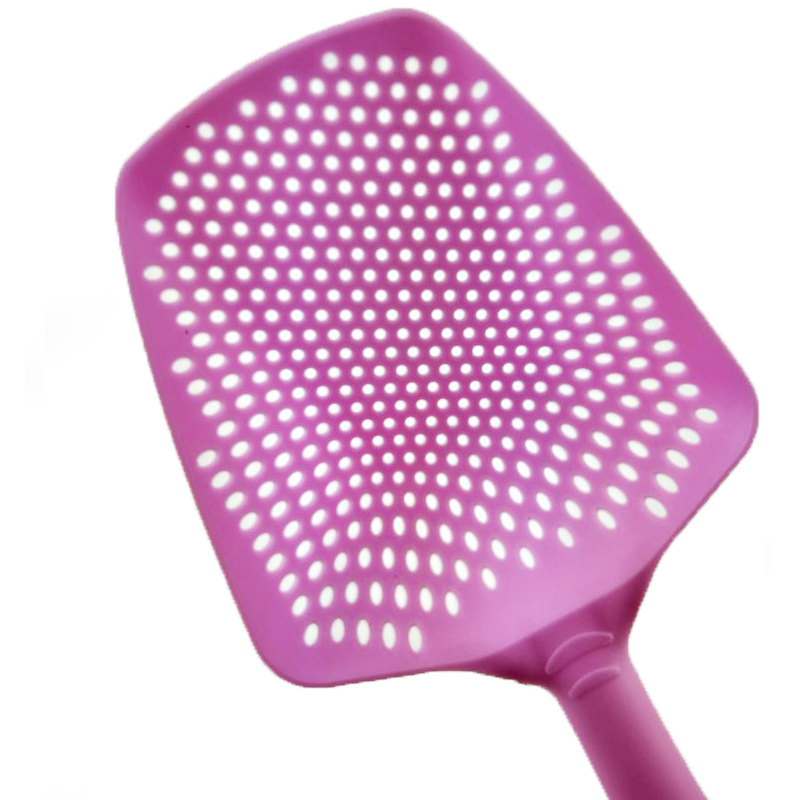 Organboo 1pc nylon + plastfilter vatten skopa dräneringsspade is spade fiske durkslag kichen gadget tillbehör