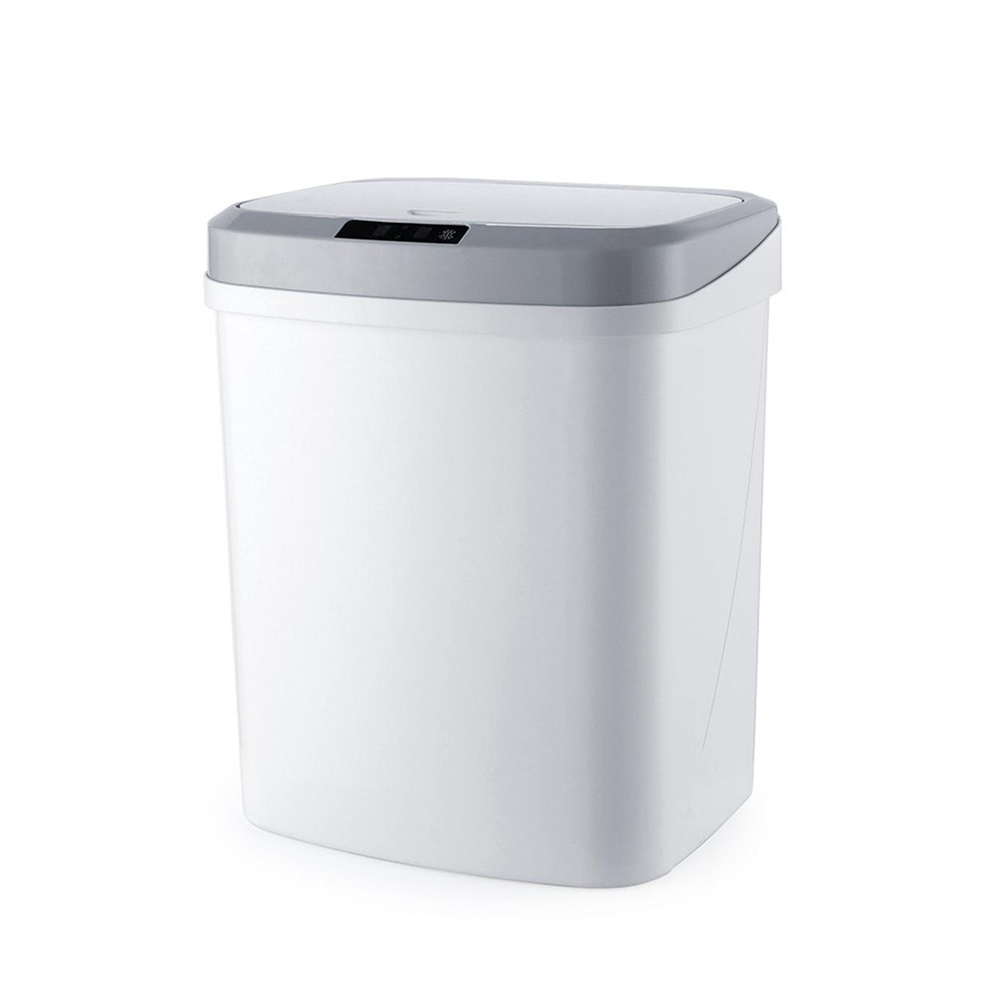 15L Automatische Sensor Vuilnisbak Intelligente Sensor Rechthoekige Smart ABS Sensor Prullenbak Vuilnisbak Voor Keuken Badkamer Home Afvalbakken: 1