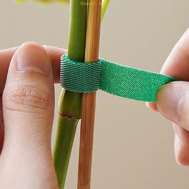 C9GA 12/15/20/25 mm ogrodowy krawat rośliny Bandaż Bandaż Haczyka Haczyka Wspornikowa