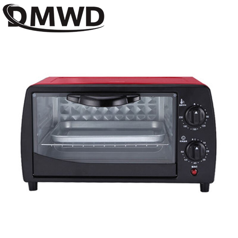 DMWD Household Electric Oven Mini Multifunctional Bakery Timer Toaster Biscuits Bread Cake Pizza Cookies Baking Machine 12L EU