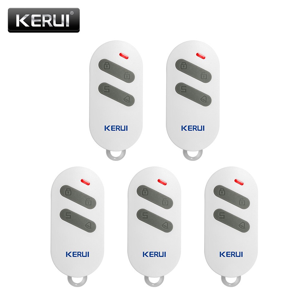 KERUI RC532 Wireless Remote Controller Plastic KeyChain 4 Keys Only For Our Wifi / PSTN / GSM Home Burglar Security Alarm System