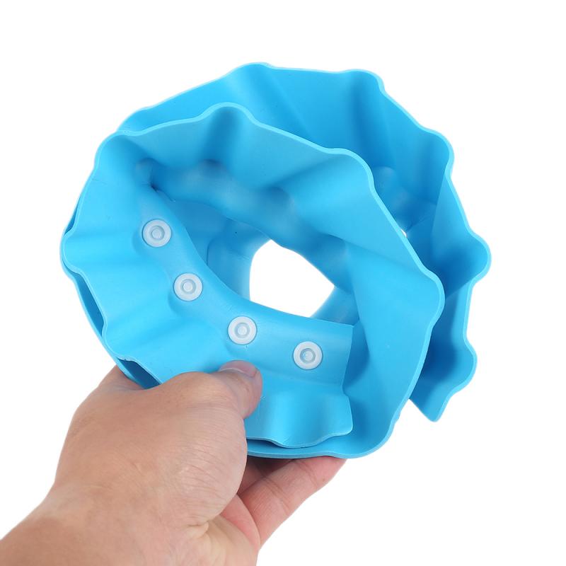 3 couleurs enfants réglable sûr shampooing douche bain doux casquettes bébé chapeaux imperméable lavage cheveux bouclier douche produit