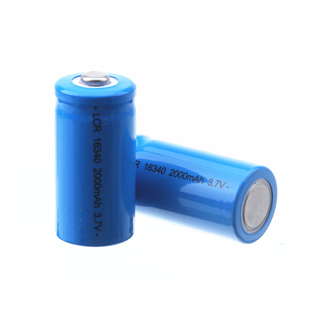 16340 Akumulator litowo-jonowy 3,7 V 2000 mAh robić CR123A CR17345 K123A VL123A DL123A 5018LC