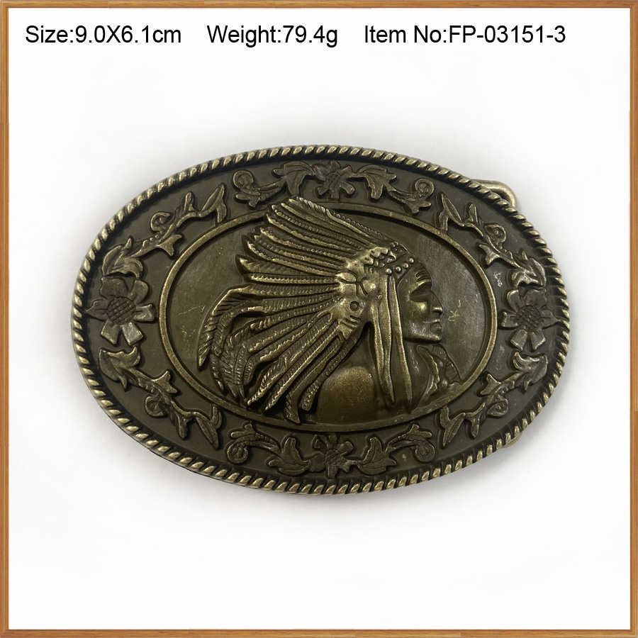 BuckleClub retro zwart geëmailleerde zinklegering gesp FP-03137 tinnen afwerking voor 4 cm breedte riem: nikkel