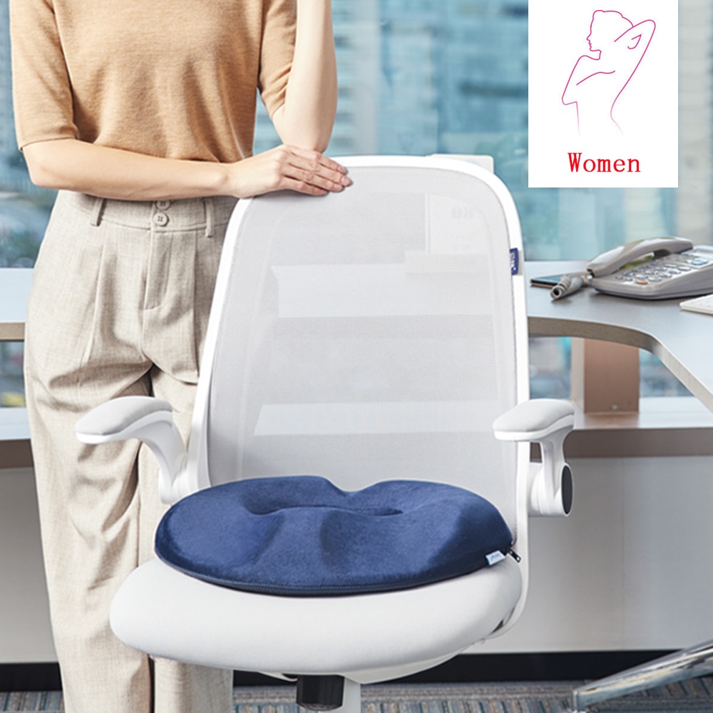anti hemorrhoid massasje stol setepute hofte trykk opp ortopedisk halebenspute bil kontor sete pute 44*41*7.5cm