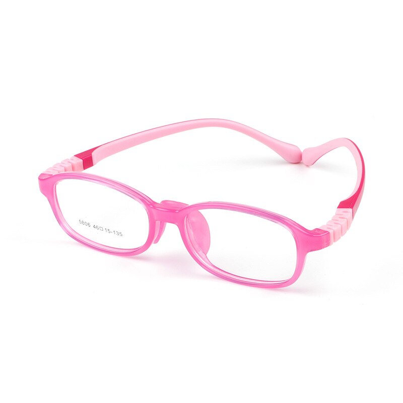 Lunettes Anti-lumière bleue pour enfants, écran pour garçons et filles, matériaux respectueux de l'environnement, couleurs bonbons, en Silicone: C8