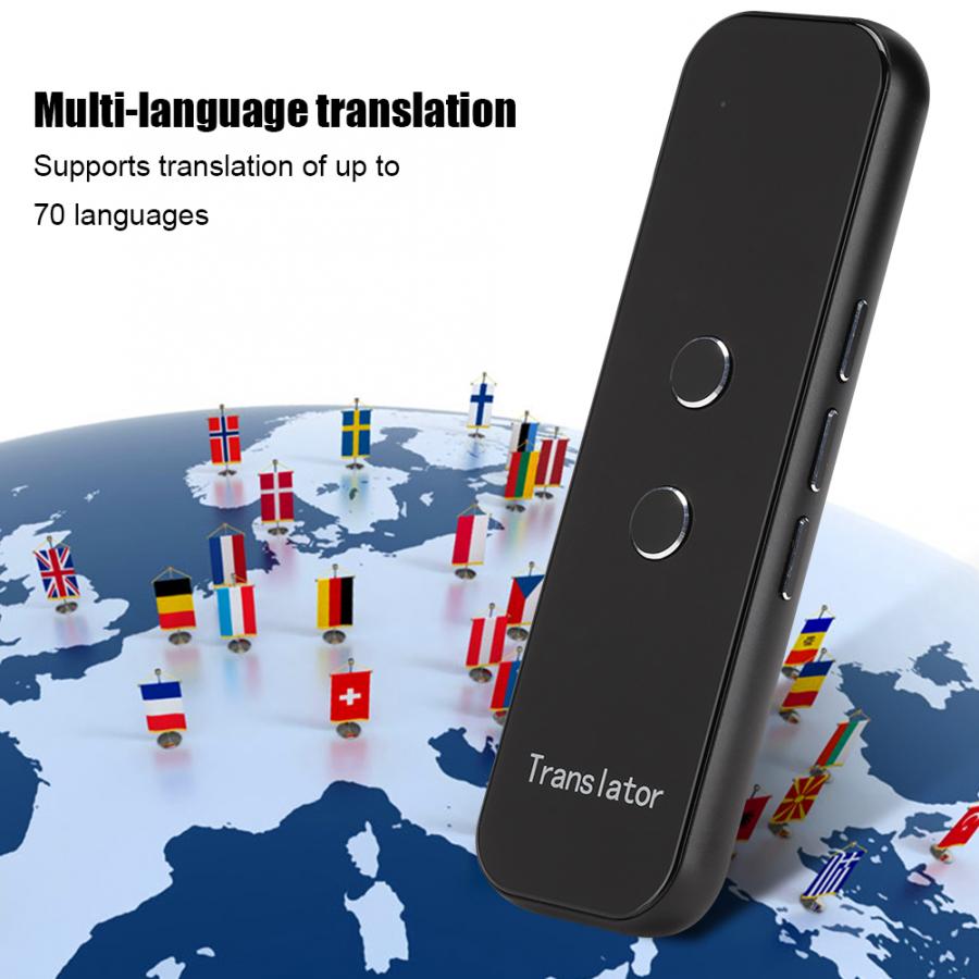 G6 70 Talen Vertaler Metalen Intelligente Wifi + Hotspot Multi-Taal Hand-Held Vertaling Stok Vertaler