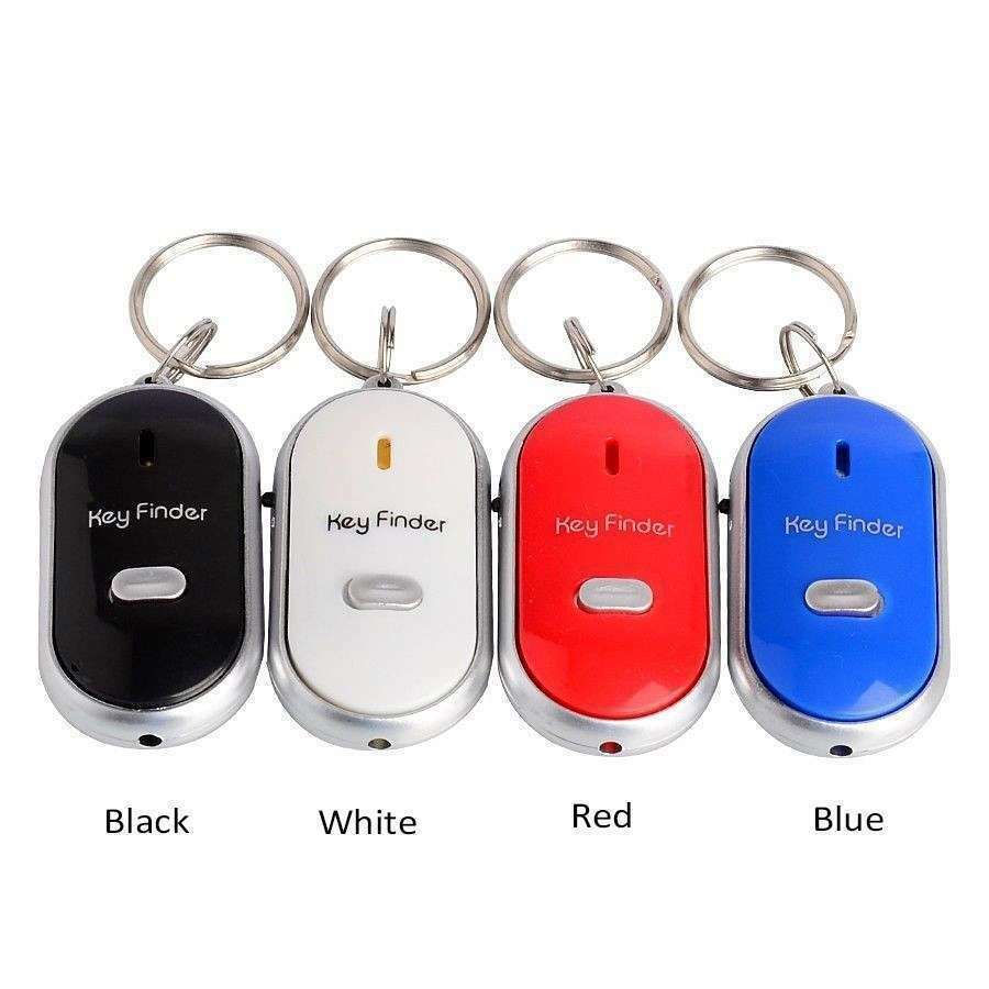 Apito localizador de chave piscando bip remoto perdido keyfinder localizador keyring