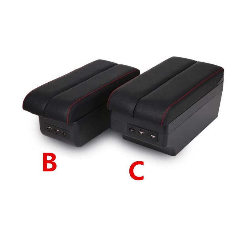 For Renault Clio 3 Captur Armrest box central Store content box with USB interface central Store content box with USB interface