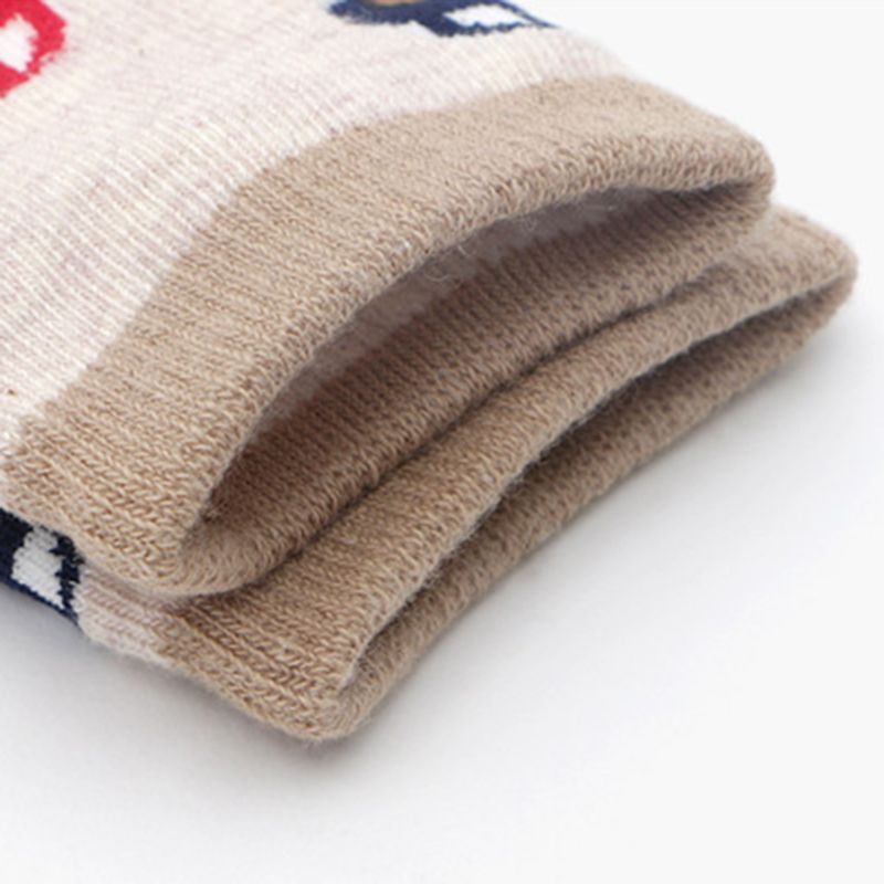 12 par/set peúgas elásticas do algodão do bebê da criança anti deslizamento para meninos meninas p31b