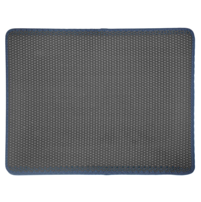 Kattenbakvulling Trapper Mat Vouwen Waterdichte Honingraat Schifting Pad Bescherm Vloer En Tapijt Milieuvriendelijke Lichtgewicht Eva Foam: gray / 40x50CM