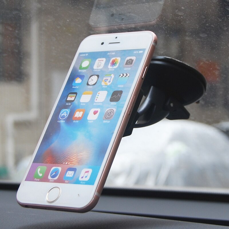 360 Draaibare Magnetische Auto Houder Magneet Auto Telefoon Houder Voorruit Stand Mount Ondersteuning Gratis Hand Auto Telefoon Houder Beugel