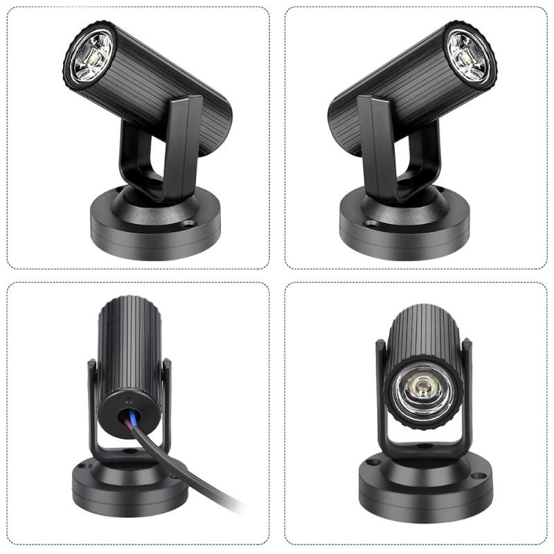 Led scen spotlight lampa 1w ac 85-265v 50/60hz beam ljus ktv bar musikfestival fest ljuseffekt strål ljus dekoration