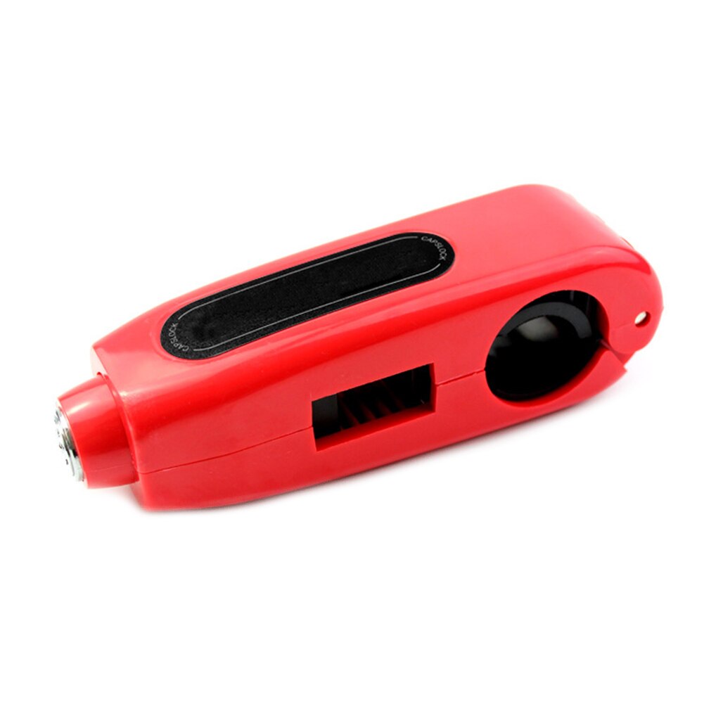 Draagbare Praktische Multi-Functionele Duurzame Motorfiets Rem Gaspedaal Grip Scooter Stuur Anti Diefstal Bescherming Sloten: Rood