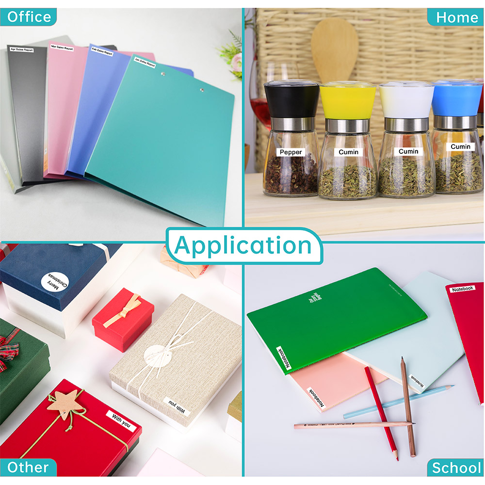 Absonic 10 stuks tze -131 tz-131 cassette lint gelamineerde tape voor brother p-touch pt -d210 pt-h110 etikettenmaker zwart op transparant 12mm