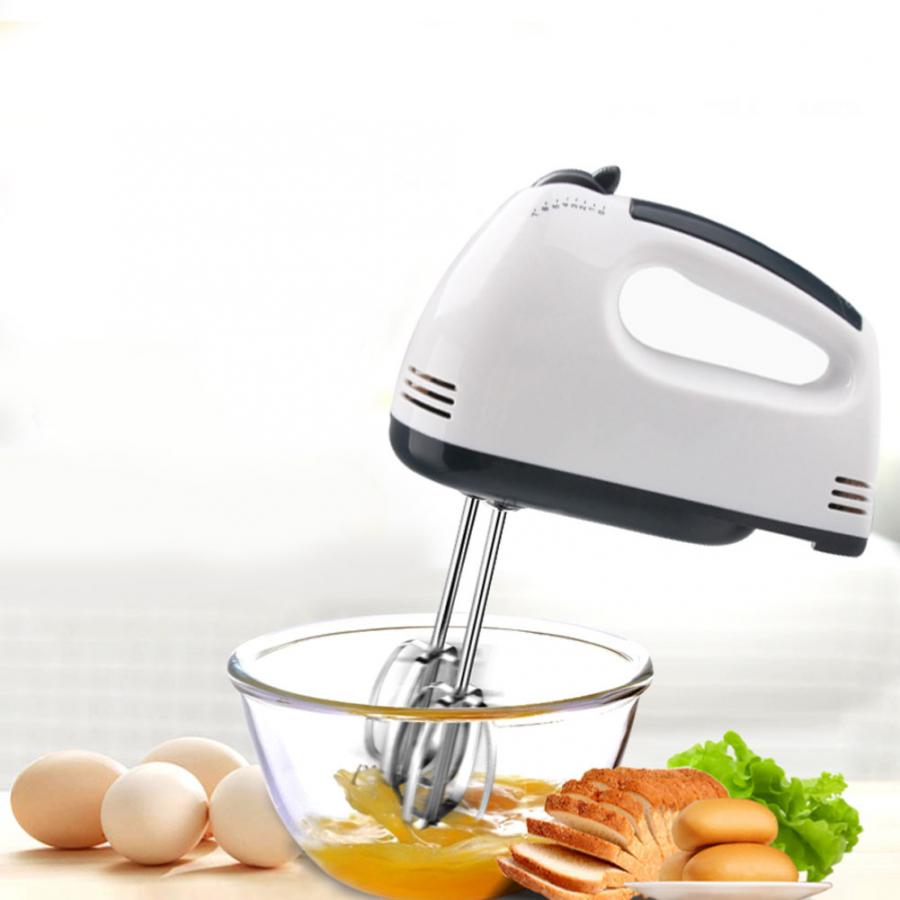 Eiklopper Voet Mixer 7 Snelheden Handheld Elektrische Eiklopper Met Staven Voor Eieren Kloppend Deeg Kneden Keuken Machine