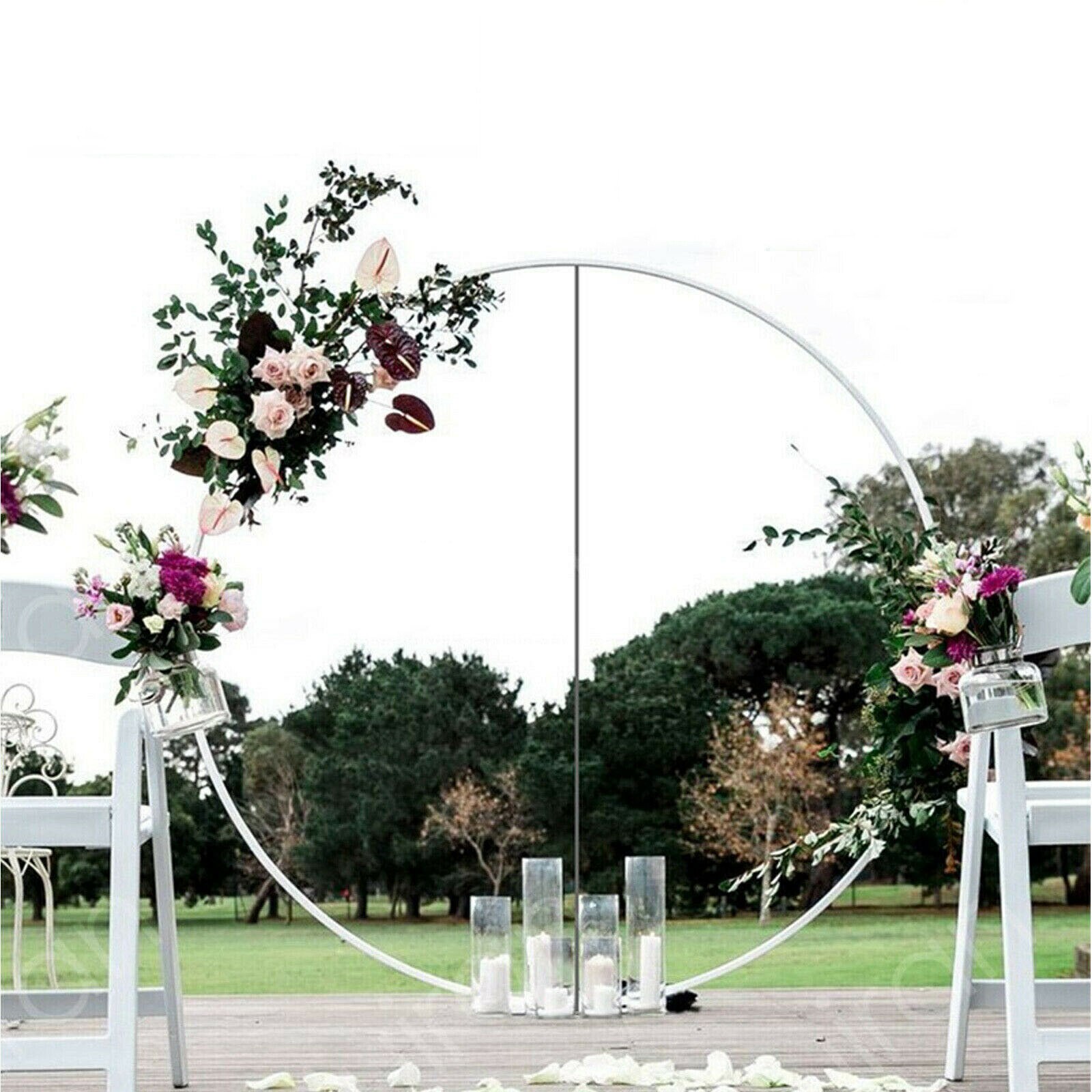 Arche ronde pour ballons, Base de poteau, support de cadre de couronne en plastique, décoration de fête prénatale, anniversaire, mariage