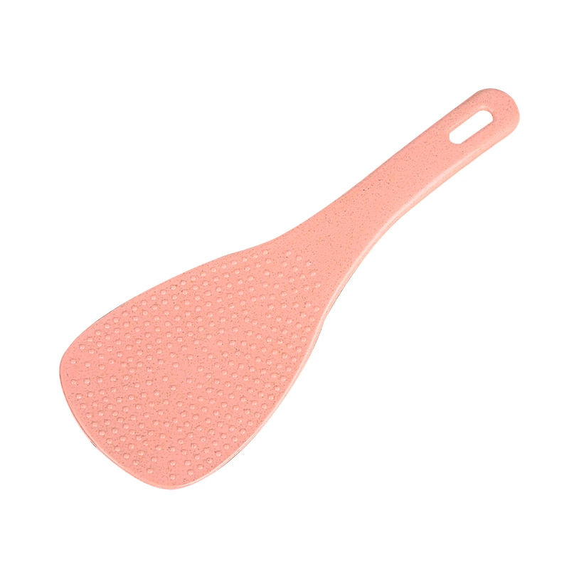 Cuchara antiadherente de paja de trigo para el hogar, cuchara arrocera creativa, pala de arroz, cuchara de arroz