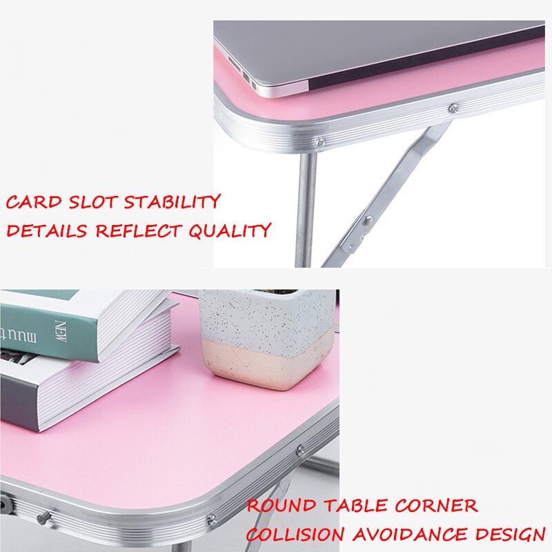 Mesa de cama portátil giratoria para ordenador portátil mesa plegable extraíble Escritorio de pie muebles para el hogar