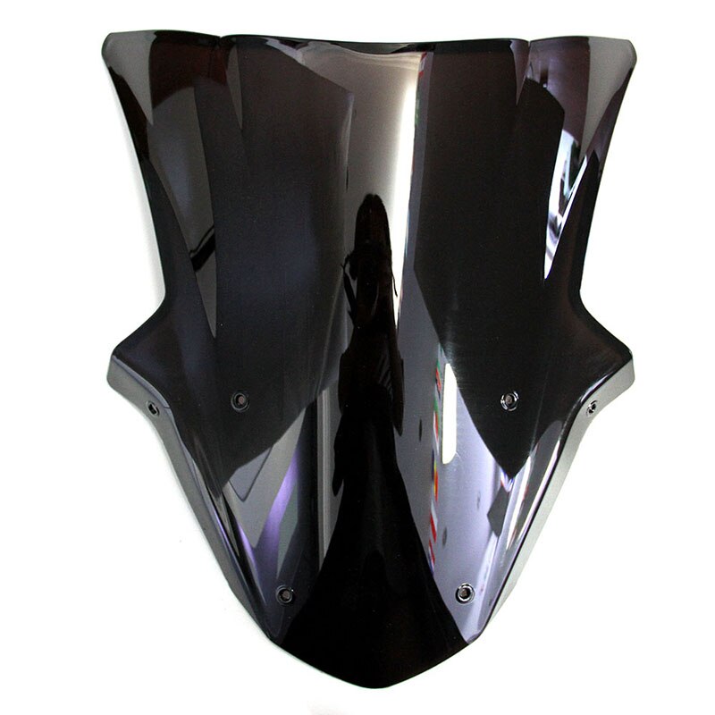 For 11-15 Kawasaki Ninja ZX-10R ZX10R Motorcycle Windscreen Windshield Wind Deflectors Accessories: Black