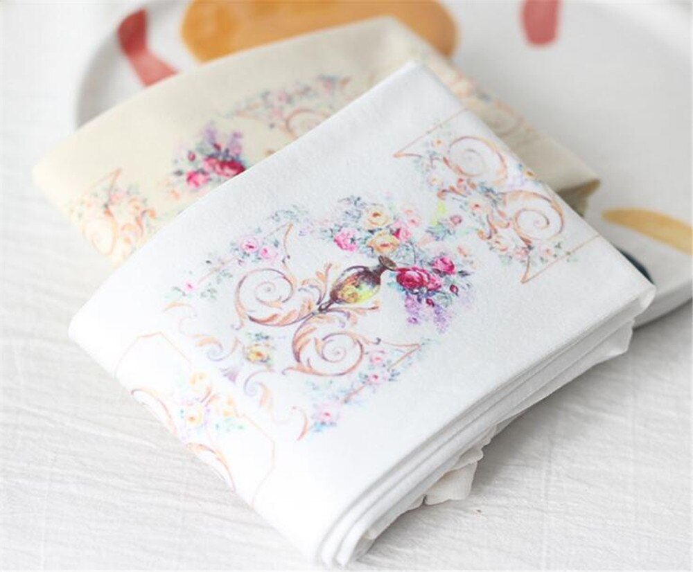 Medias con estampado de flores Retro para mujer, pantis largos de Lolita, D083
