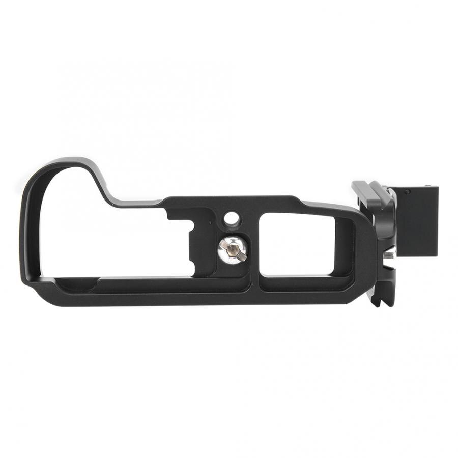 Placa de cámara con mango de aleación de aluminio en forma de L soporte de placa de liberación rápida con soporte de zapata fría para Canon EOS M50 sin espejo