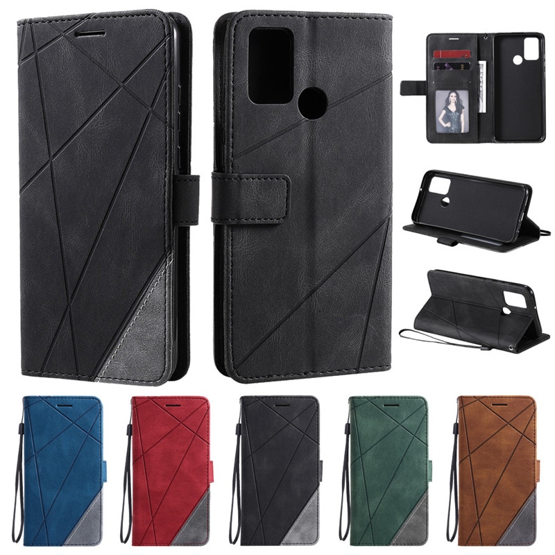 Funda de cuero abatible para Huawei Honor 9A 9 A MOA-LX9N funda na Huawei Honor 9A funda Honor 9A Fundas cartera magnética Coque