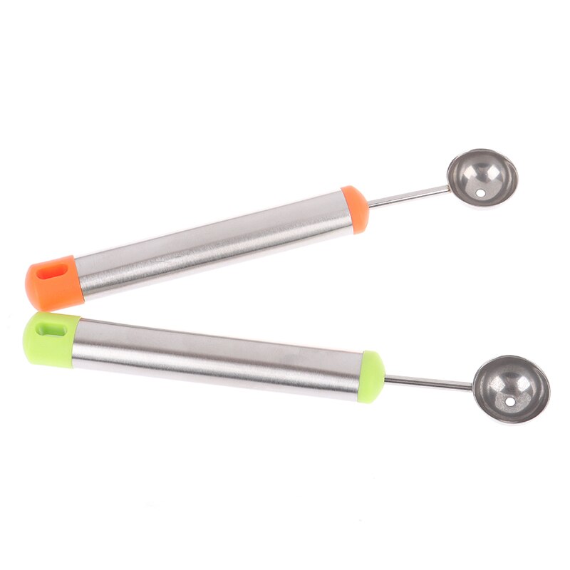 1PC Ice Cream Dig Ball Spoon Baller of Varied Cold Dishes Tool Watermelon Melon Fruit Spoon Wood Spoon Coffee Spoon