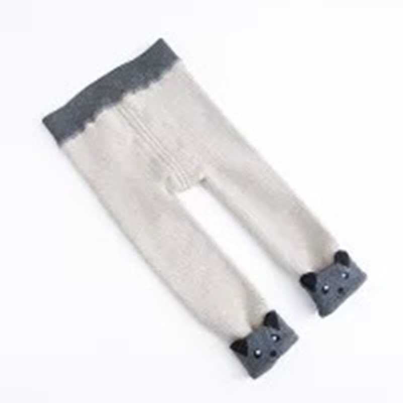 1-4anni Autunno Inverno ghette A Righe Della Ragazza Del bambino Del Cotone Dei Capretti Infantili Strumphose Lavorato A Maglia magro Pantaloni per I Bambini: 2 / 90 cm