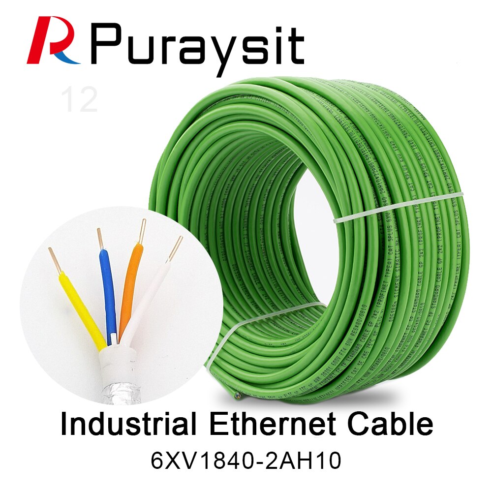 Siemens 6XV1840-2AH10 Industrial Ethernet Wire PROFINET Bus Cable 4 Core