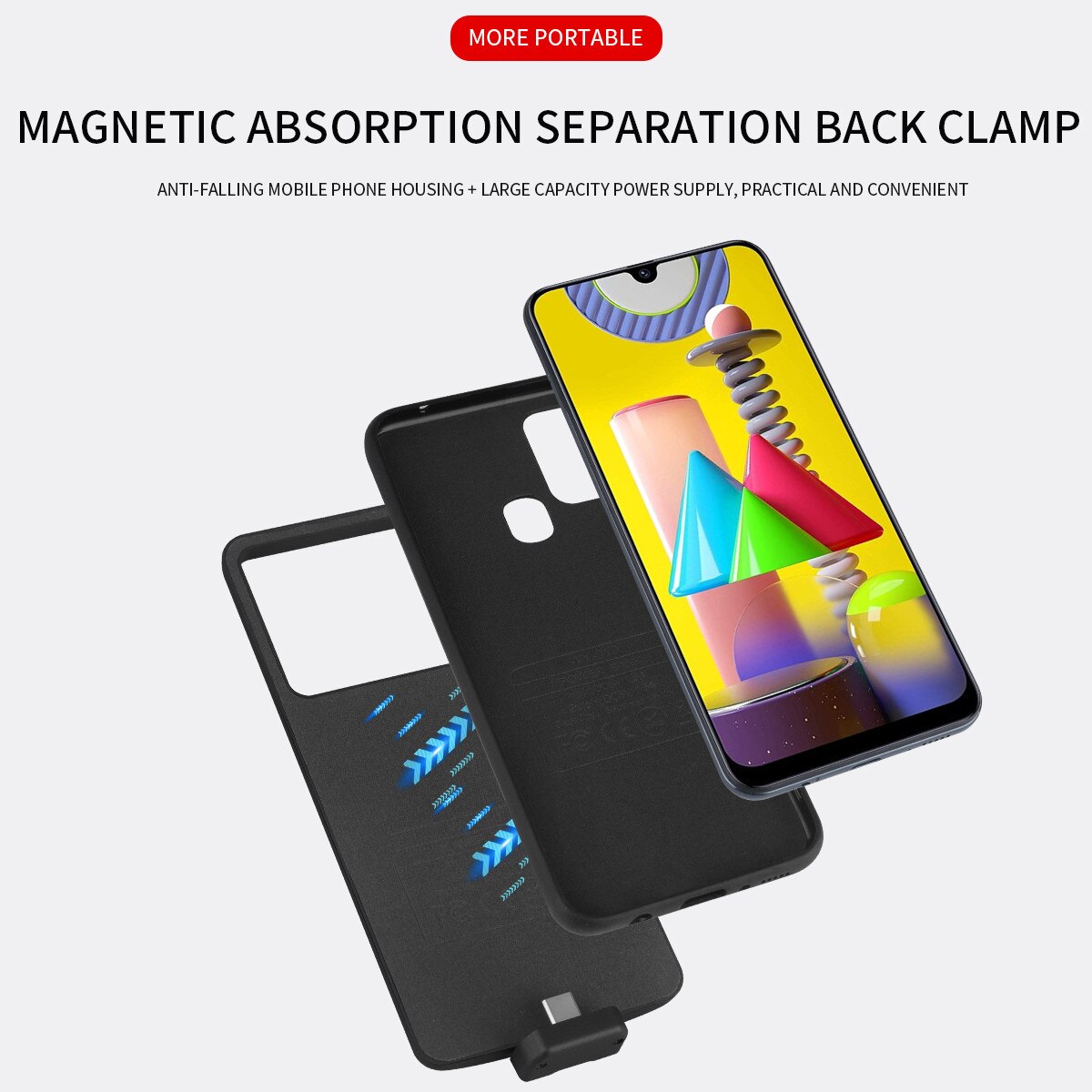 5000 Mah Voor Samsung Galaxy S20 Fe Batterij Case S20FE Power Bank Smart S20 Fe Voor Samsung Galaxy S20 Fe battery Charger Case